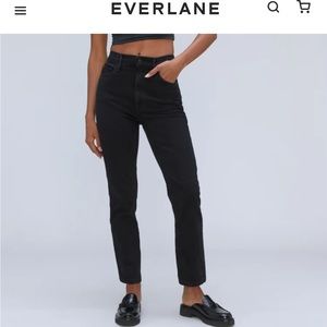 EUC EVERLANE Cheeky Jeans black size 28